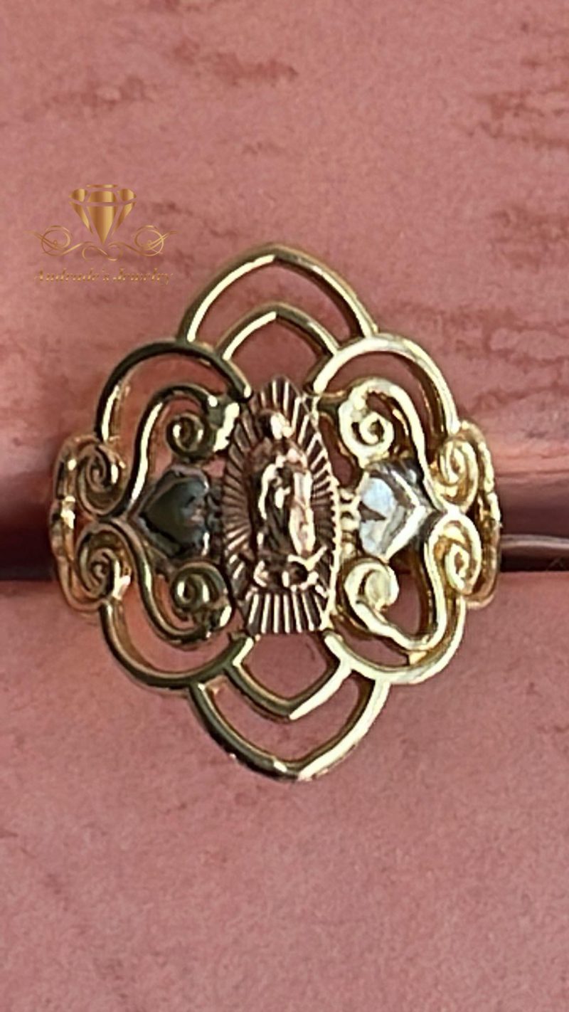 Anillo de quinceañera tres oros