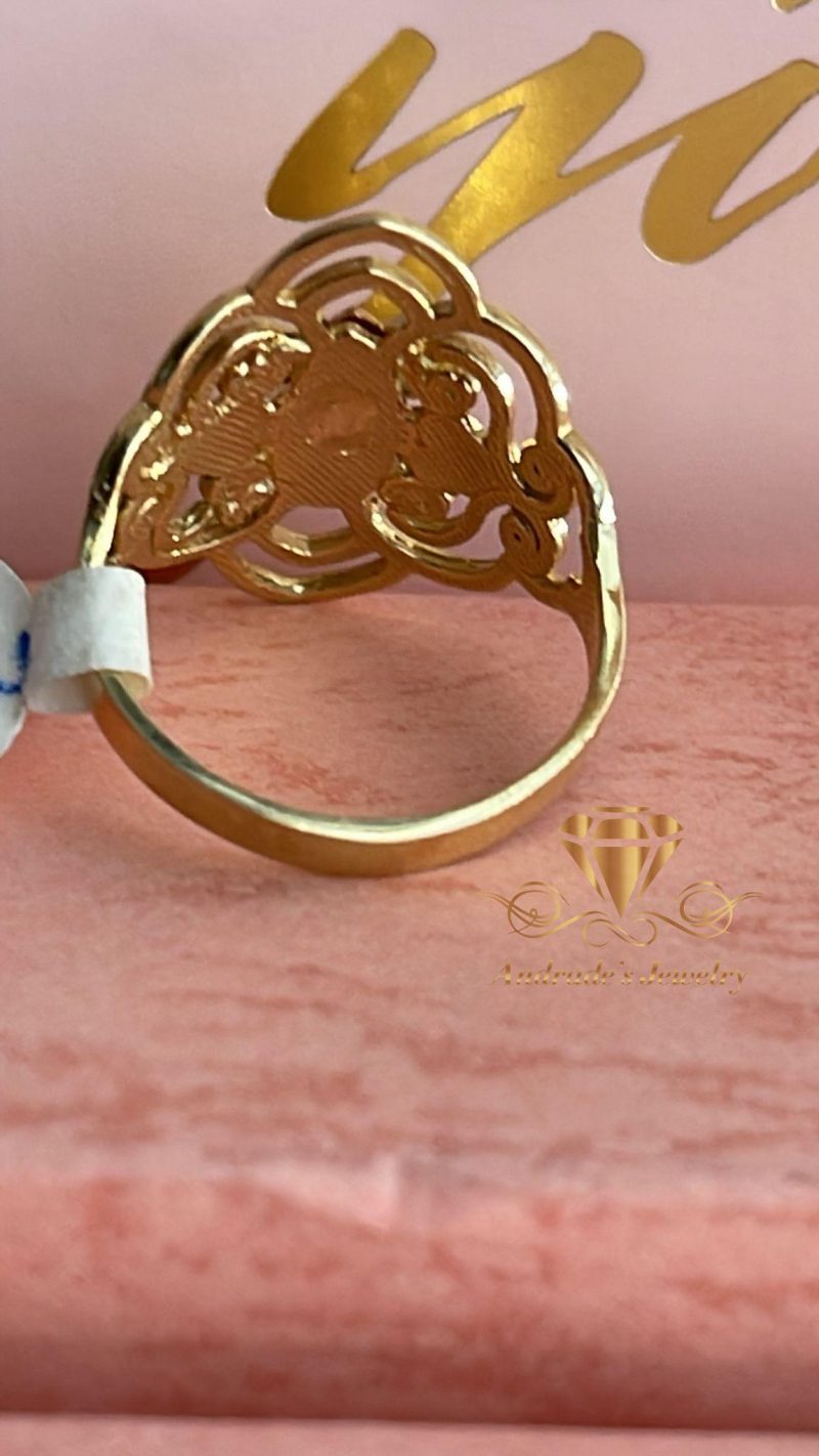 Anillo de quinceañera tres oros