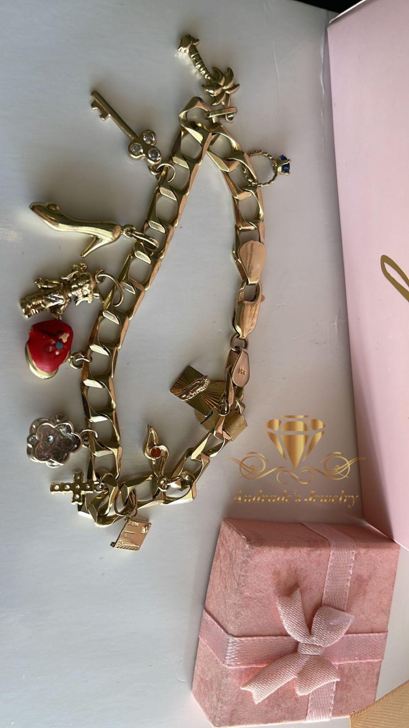 Esclava de mujer oro amarillo