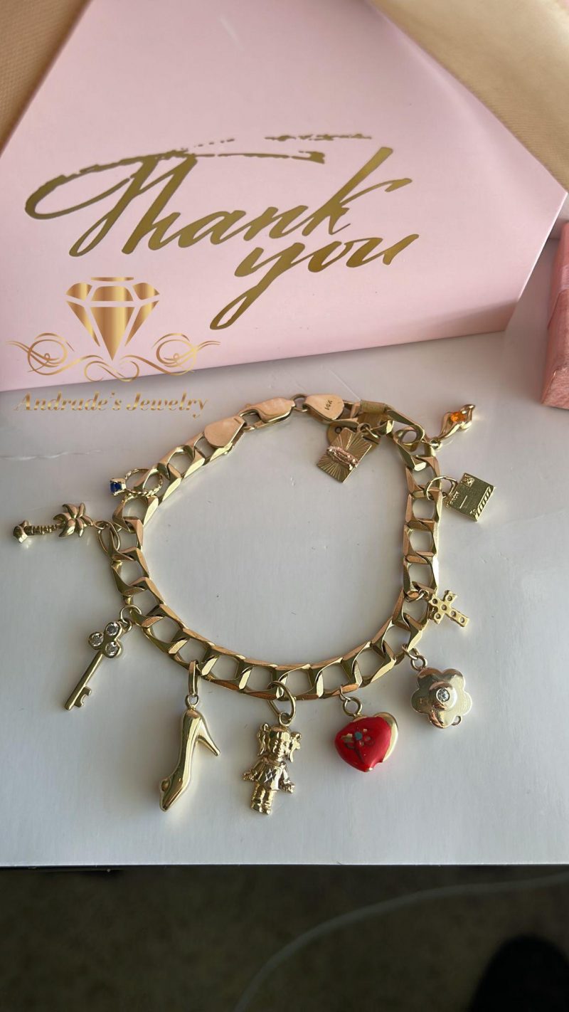 Esclava de mujer oro amarillo