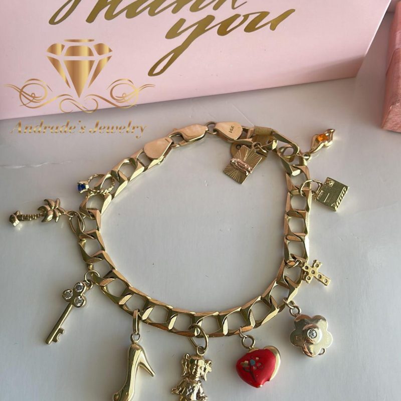 Esclava de mujer oro amarillo