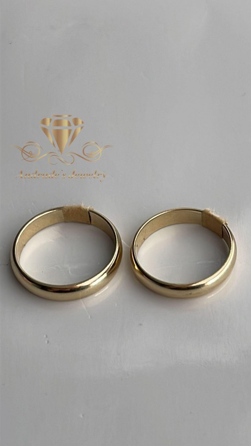 Anillos de matrimonio oro amarillo