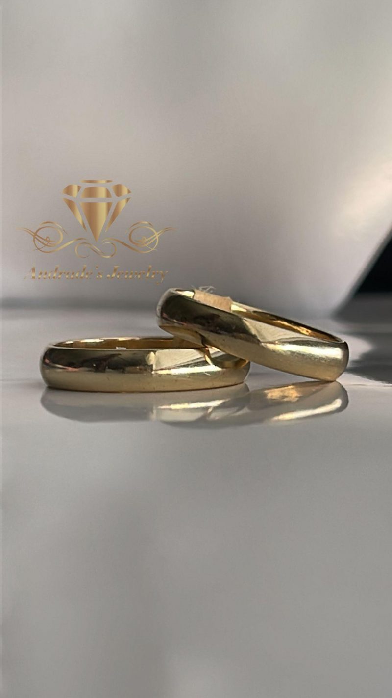 Anillos de matrimonio oro amarillo