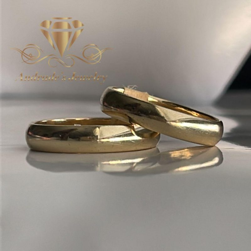Anillos de matrimonio oro amarillo