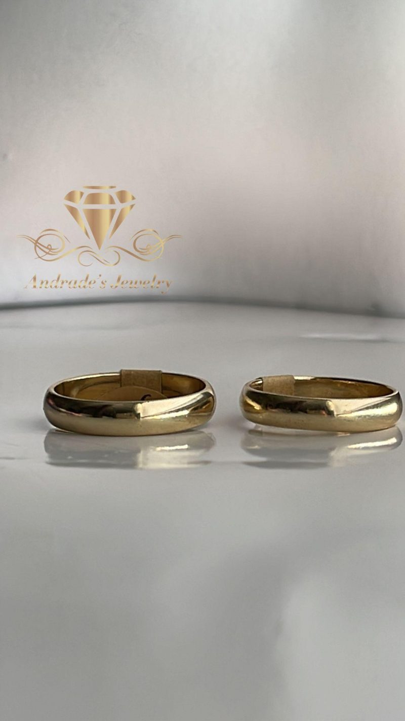 Anillos de matrimonio oro amarillo
