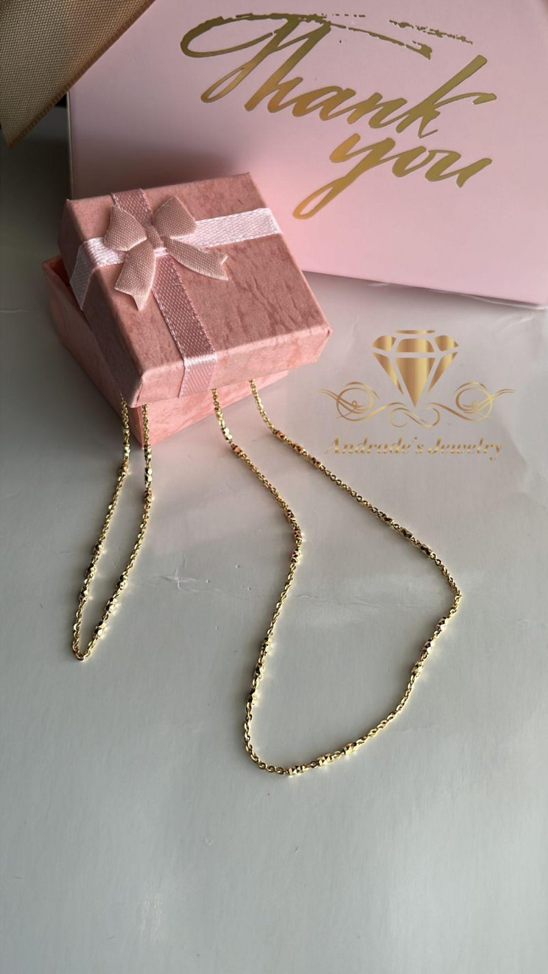 Cadena para dama oro amarillo