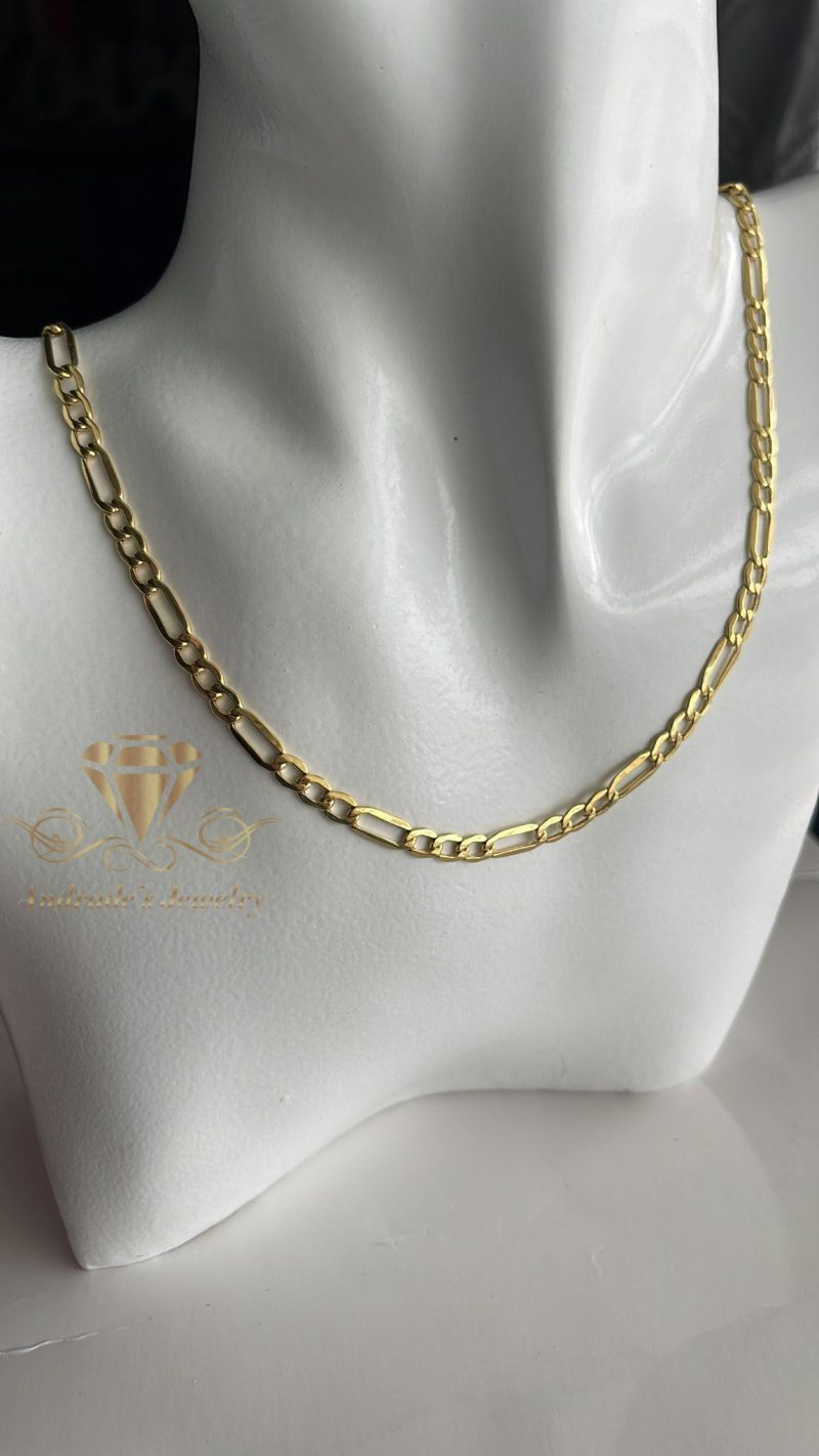 Cadena fígaro oro amarillo