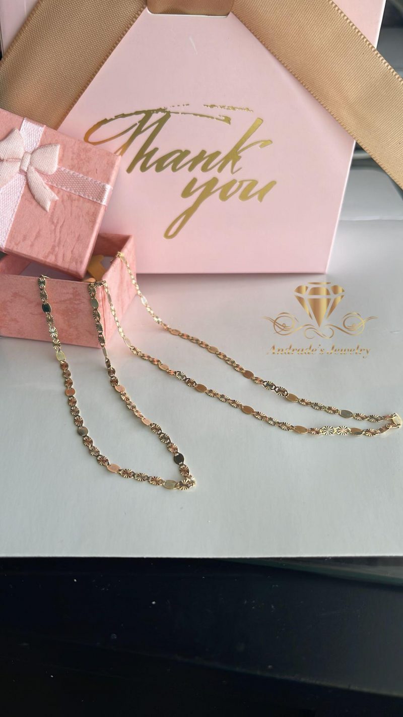 Cadena Valentino 3 oros