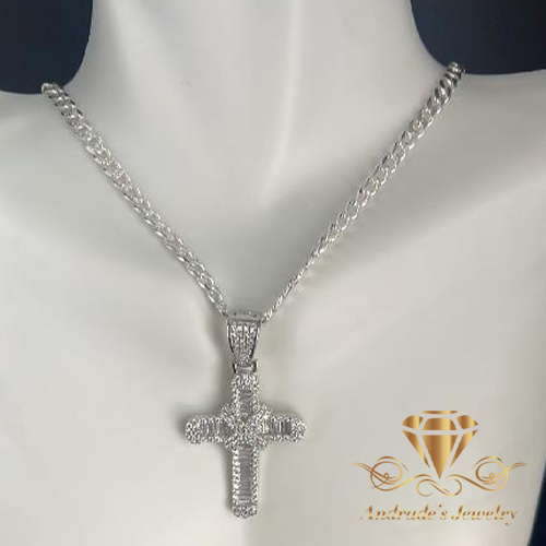Dije de cruz en plata 1 1/2 " “próximamente disponible”