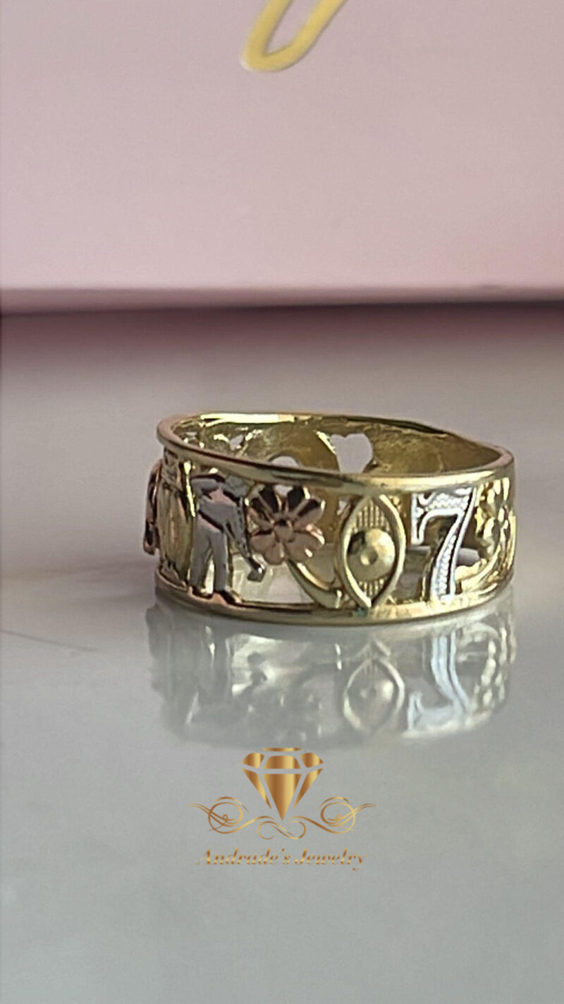 Anillo de la suerte 3.9 gramos