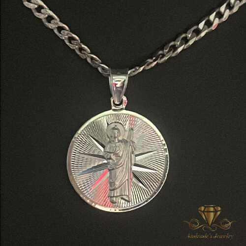 Medalla doble cara dela virgen de Guadalupe y San Judas