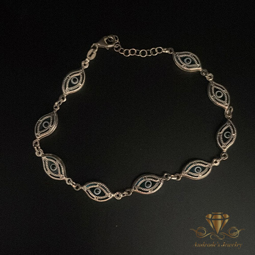 Pulsera ojo turco azul