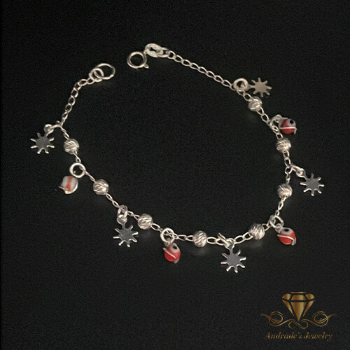 Pulsera de ojo turco rojo
